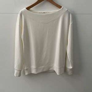 YARA - white sweater - super buttery and soft fabric - size small